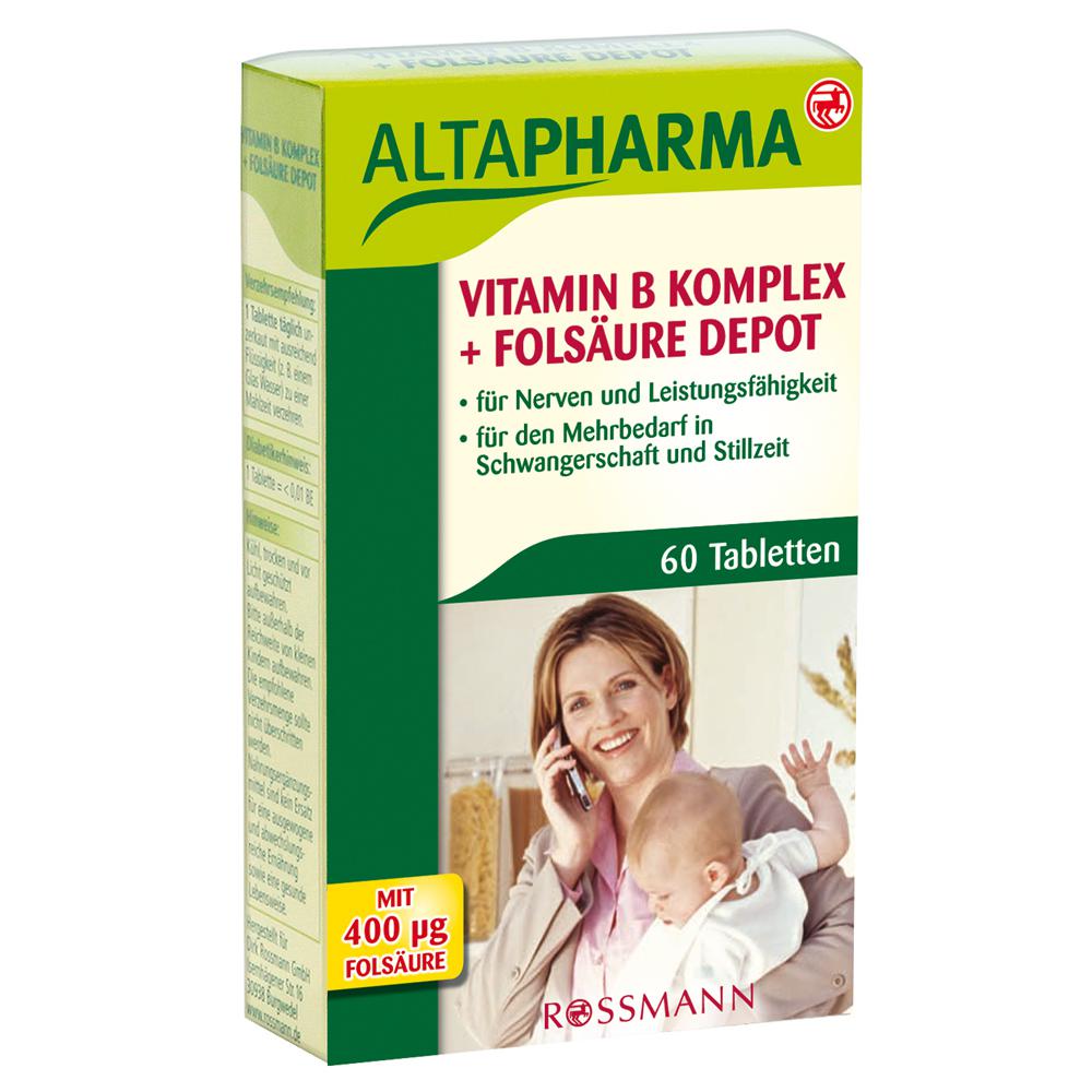 Altapharma Vitamin B Komplex + Folsäure Depot von ROSSMANN ansehen!