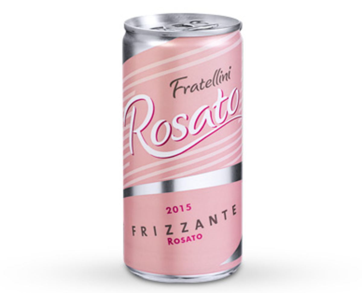 FRATELLINI® 2015 Secco oder Rosato Frizzante in der Dose von Aldi Süd