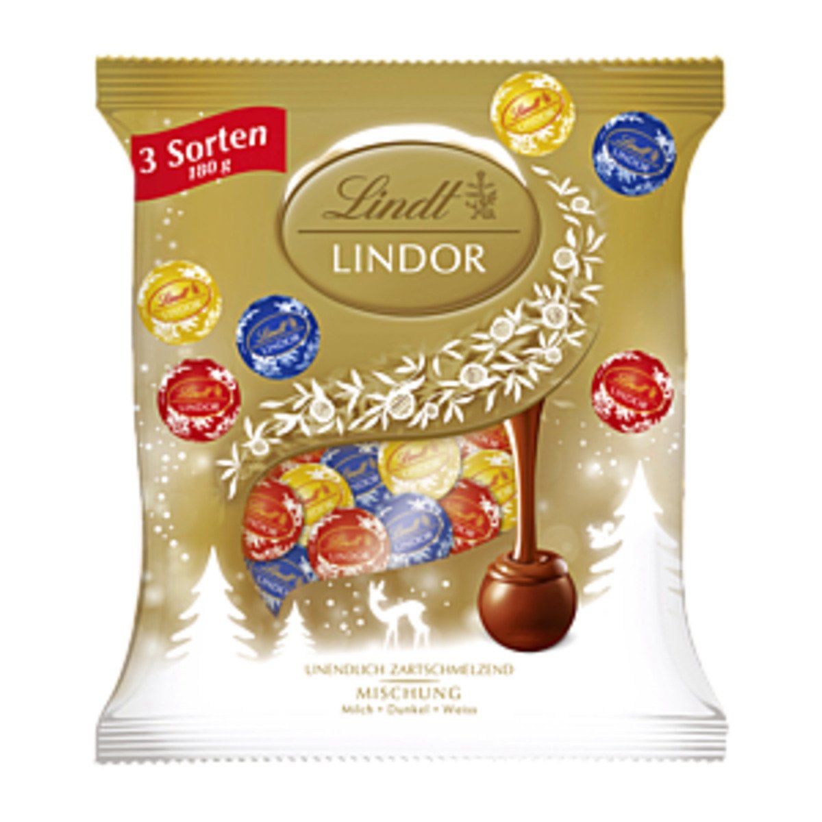 Lindt Lindor Mini Kugeln Mix 180g von REWE ansehen!