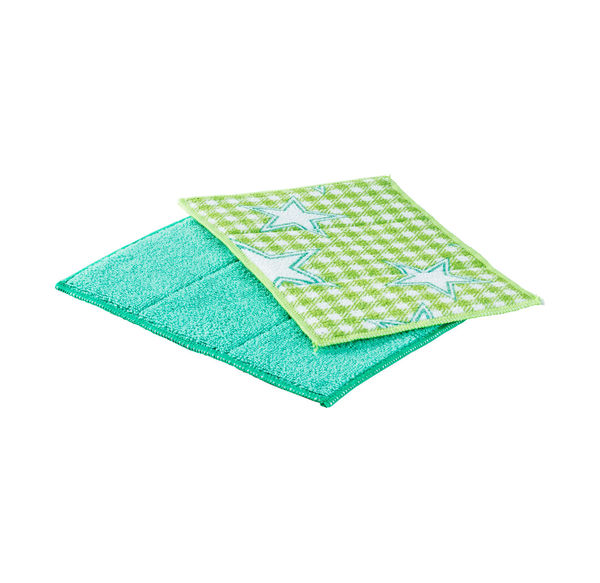 Mikrofaser-Schwammtuch, 2er Pack, 17x23cm von NKD ansehen!