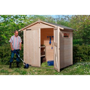 Weka Holz-Gartenhaus Easy A Natur 180 cm x 135 cm von OBI ...