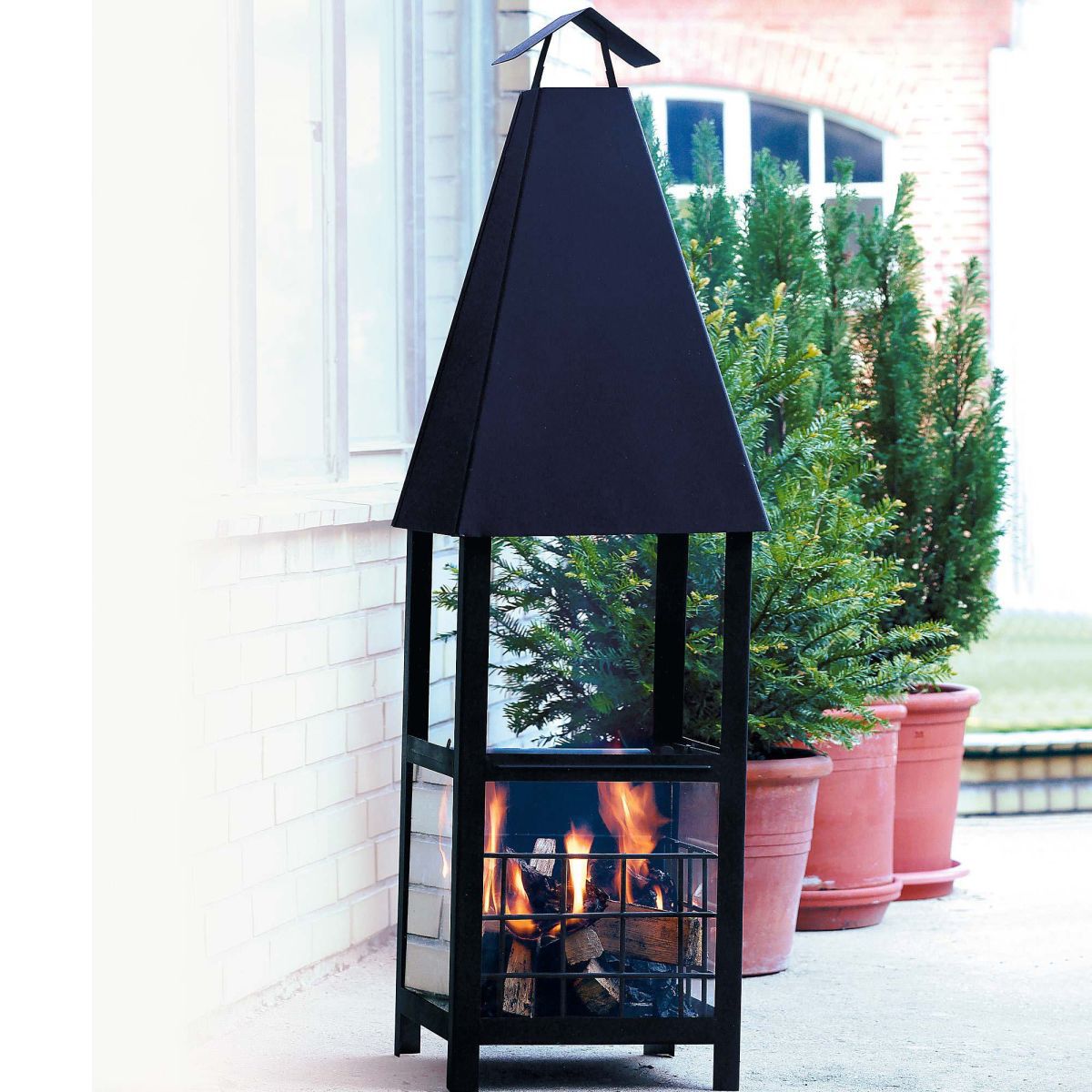 Außenkamin von ansehen!