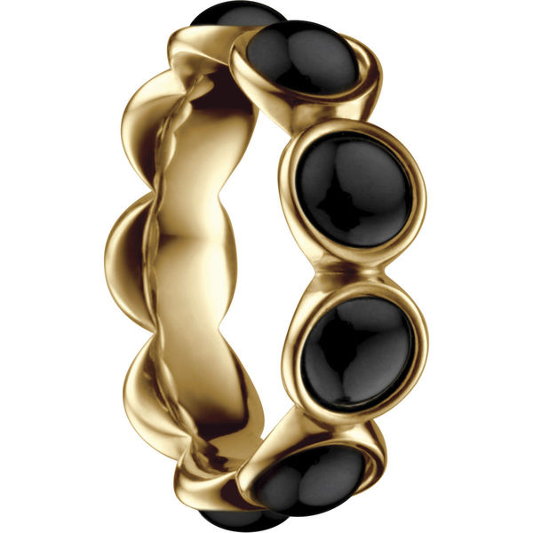 Bering - Ring mit schwarzer Keramik, gold von ansehen!