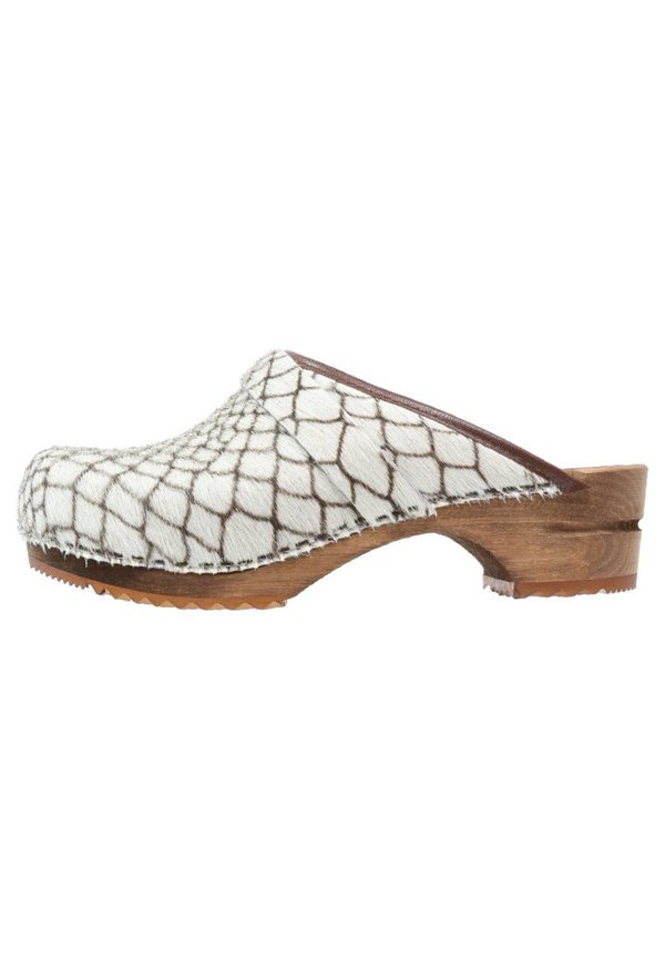 sanita white clogs