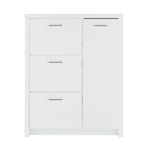 Schuhschrank in Weiß Hochglanz von Mömax ansehen!