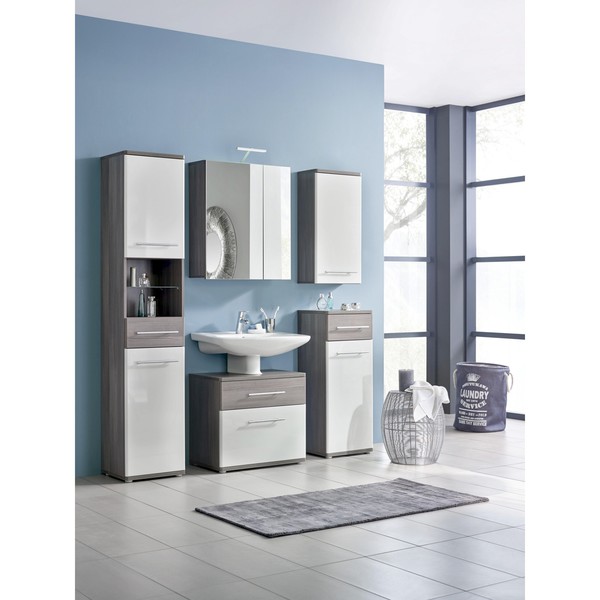 Unterschrank in Braun/Weiß von Mömax ansehen!