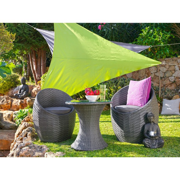 sonnensegel anthrazit 4x4