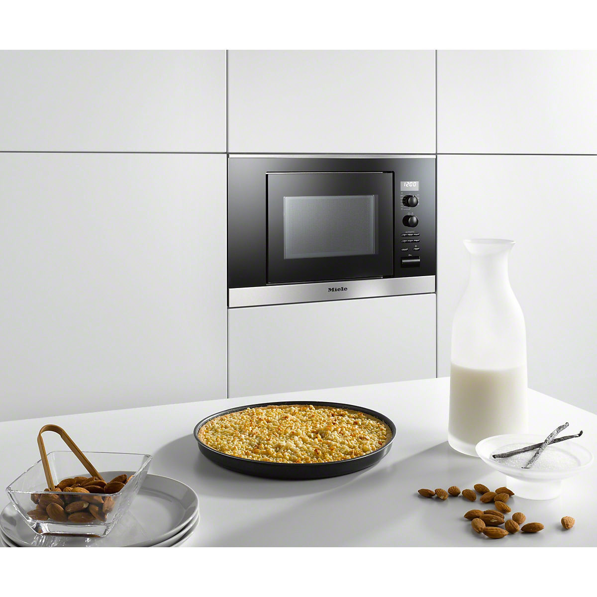 Miele Einbau-Mikrowelle M 6032 SC, edelstahl von ansehen!