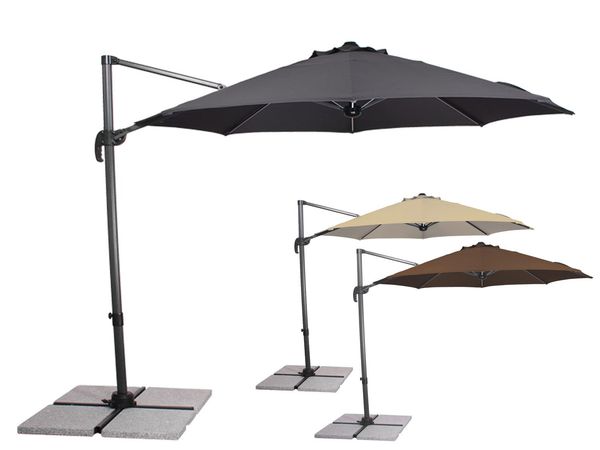 Schneider Ampelschirm Sombra inkl. LEDLichtleisten ca.300 cm Ø, 8