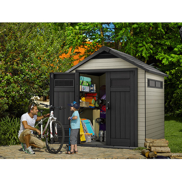 WPC Gartenhaus Fusion 757 von Bauhaus ansehen DISCOUNTO de