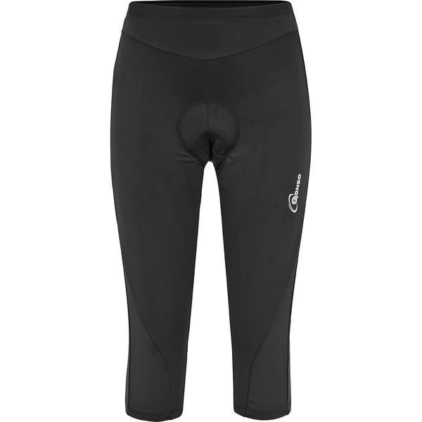 Gonso Damen 3/4 Radtights Lecce, schwarz von ansehen!