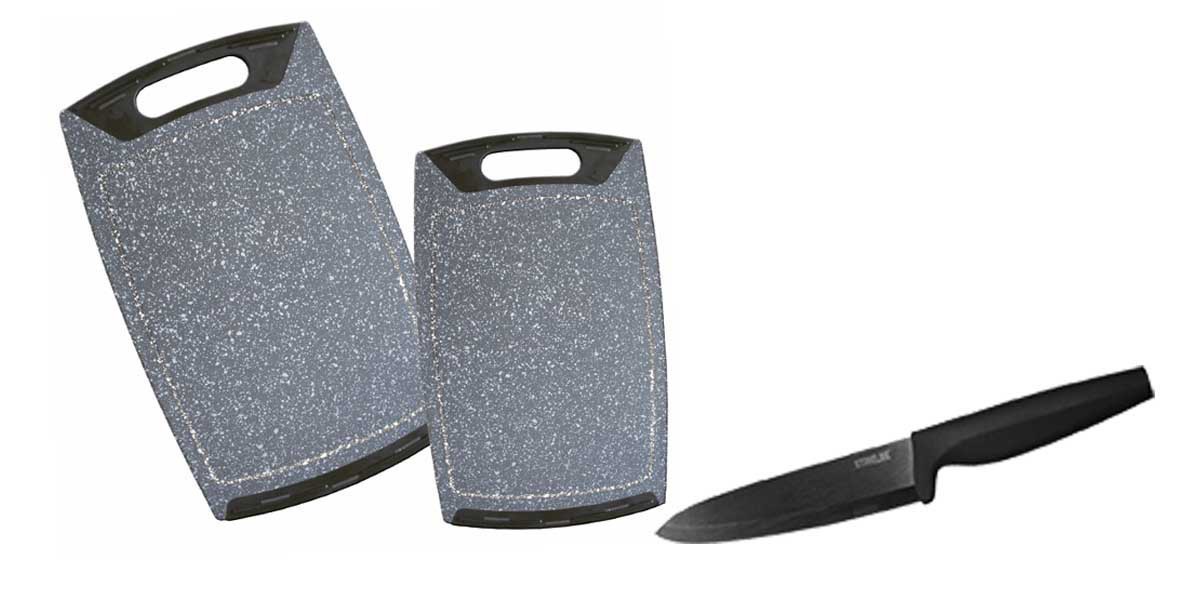 STONELINE® Küchenset Schneidebrett-Set und Keramikmesser von Norma ansehen!