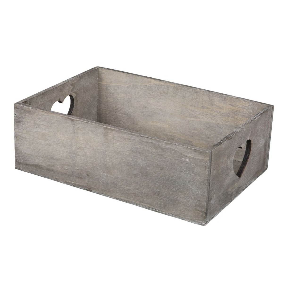 Holzkiste mit Herzen rustikal von Tedi ansehen!