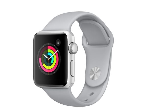 Apple Watch Series 3, 38 mm, Aluminiumgehäuse silber