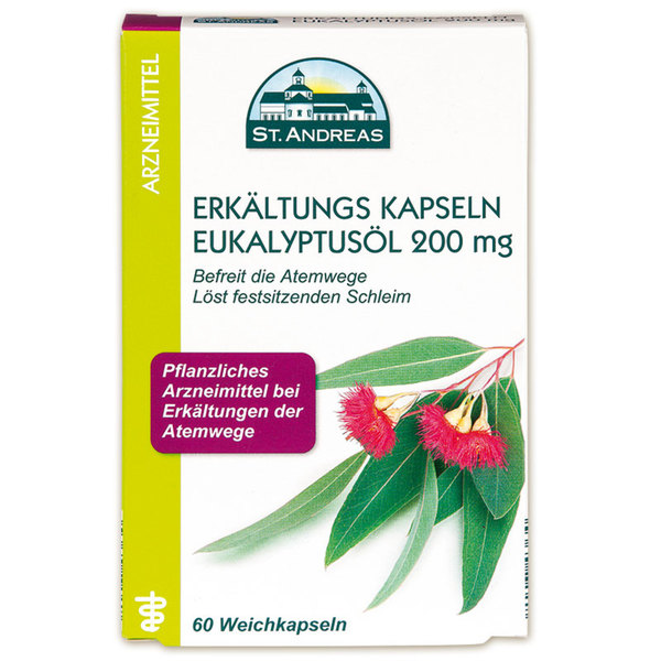 Erkältungskapseln Eukalyptusöl 200 Mg Einnahme