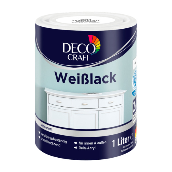 DECO CRAFT Weißlack von Aldi Nord ansehen!