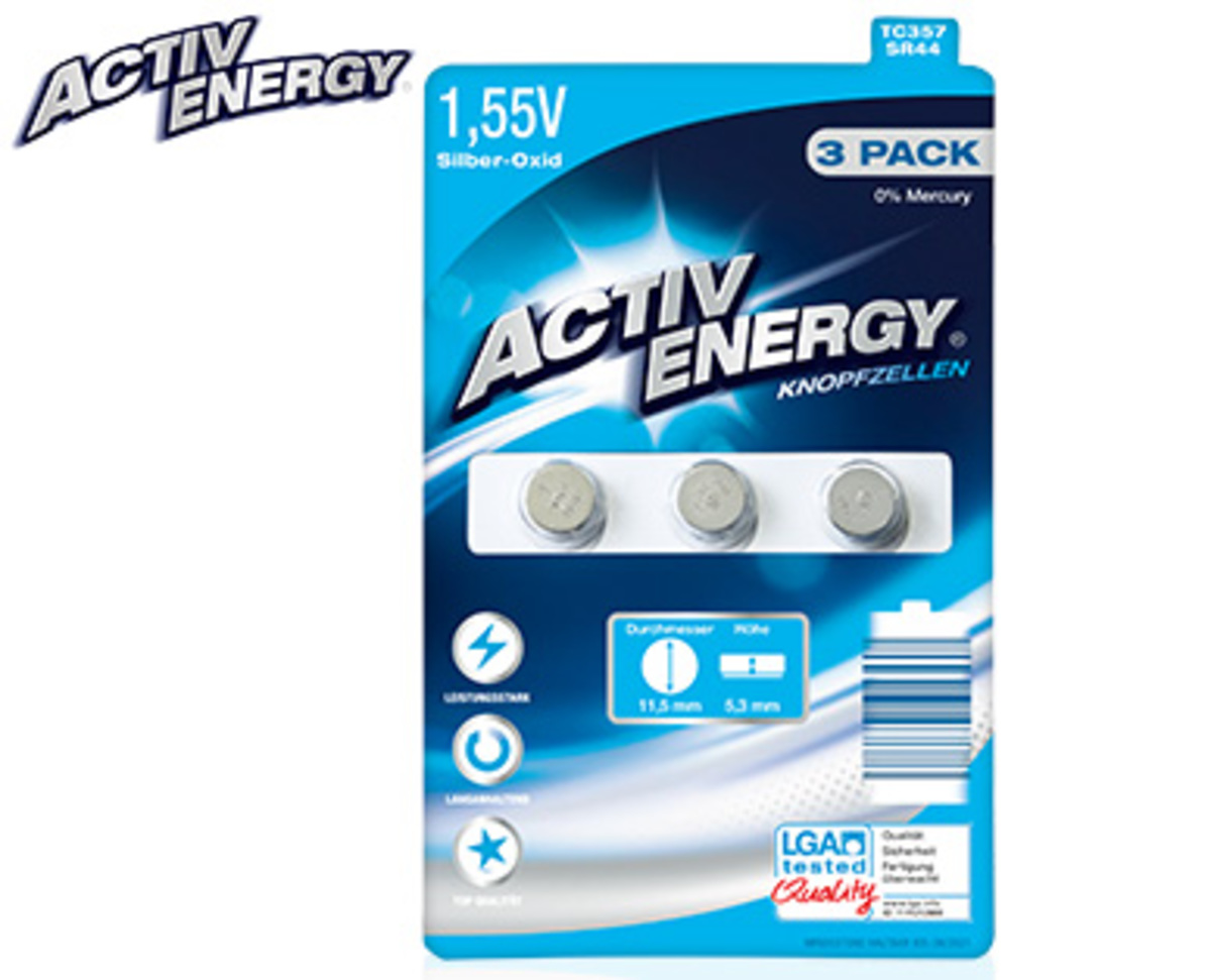 ACTIV ENERGY® Knopfzellen von Aldi Süd ansehen!