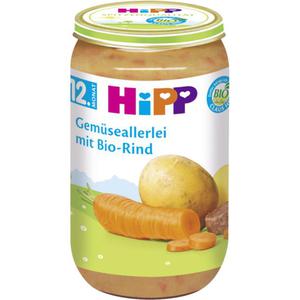HiPP Bio Menü Gemüseallerlei mit Bio-Rind 0.54 EUR/100 g (6 x 250.00g)