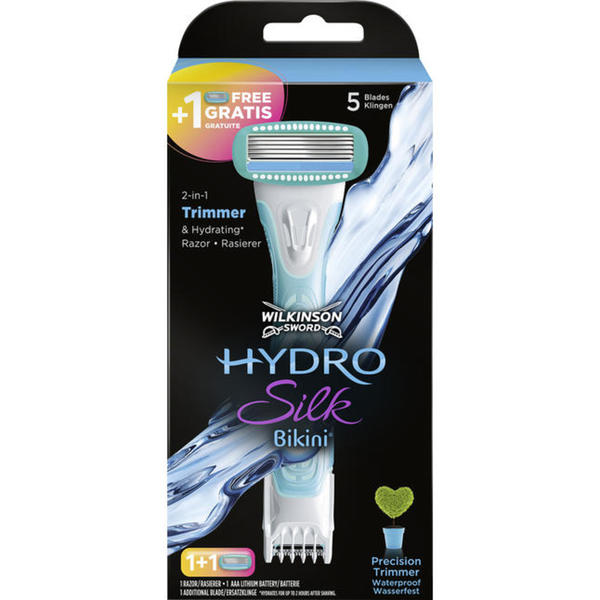 Wilkinson Sword Hydro Silk Bikini® 2in1 Trimmer & Hydrating Rasierer