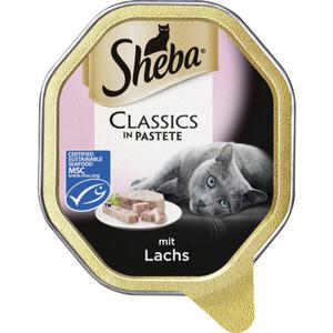 Sheba Classics in Pastete mit Lachs 0.58 EUR/100 g (22 x 85.00g)