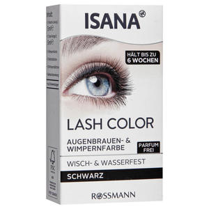 Isana Lash Color Augenbrauen Wimpermfarbe Schwarz Von Rossmann Ansehen