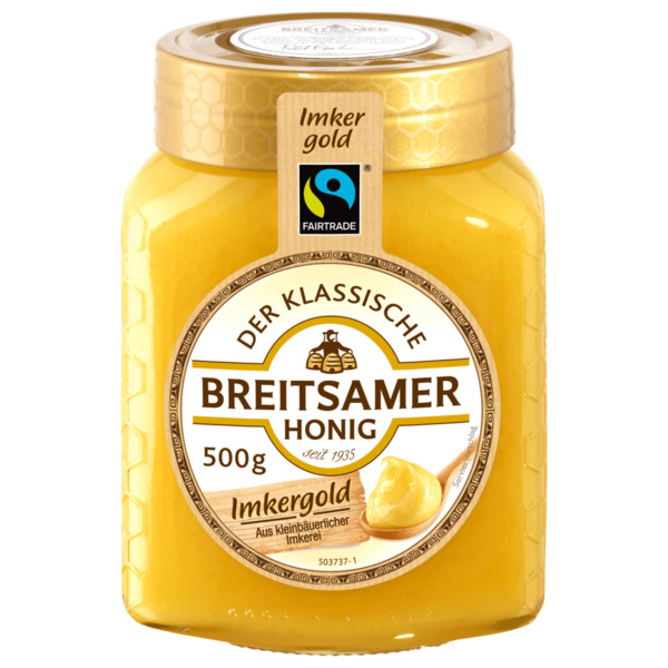 Breitsamer Honig Imkergold Fairtrade 500g Von Rewe Ansehen