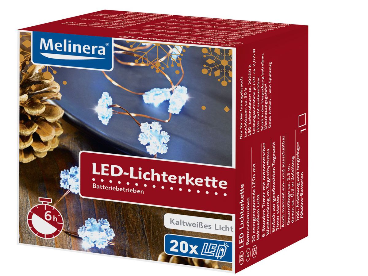 MELINERA® LEDLichterkette von Lidl ansehen!