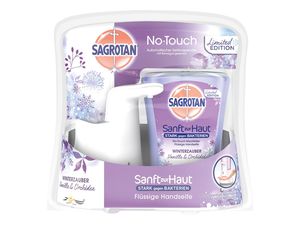 Sagrotan No-Touch Starter Set „Winterzauber Vanille & Orchidee“