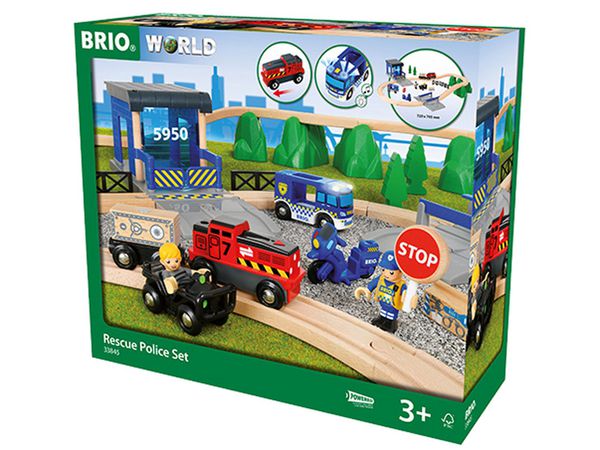 BRIO Bahn Großes Polizei Deluxe Set von Lidl ansehen!