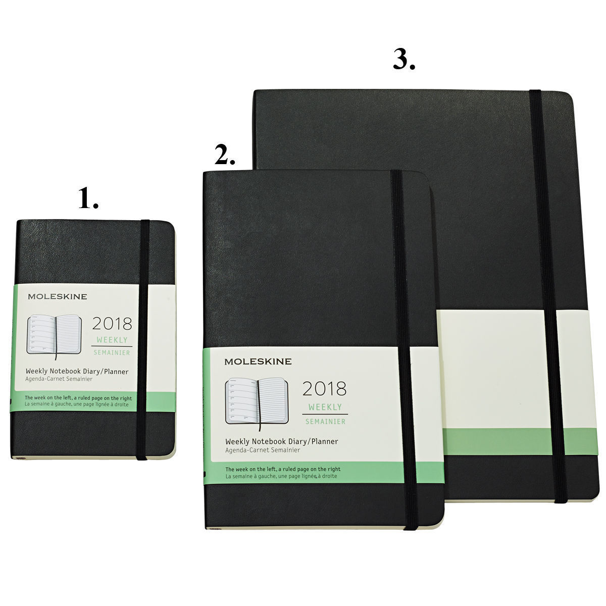 Moleskine® WochenNotizkalender Softcover, A6, liniert von ansehen!