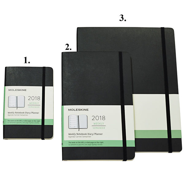Moleskine® WochenNotizkalender Softcover, A6, liniert von ansehen!