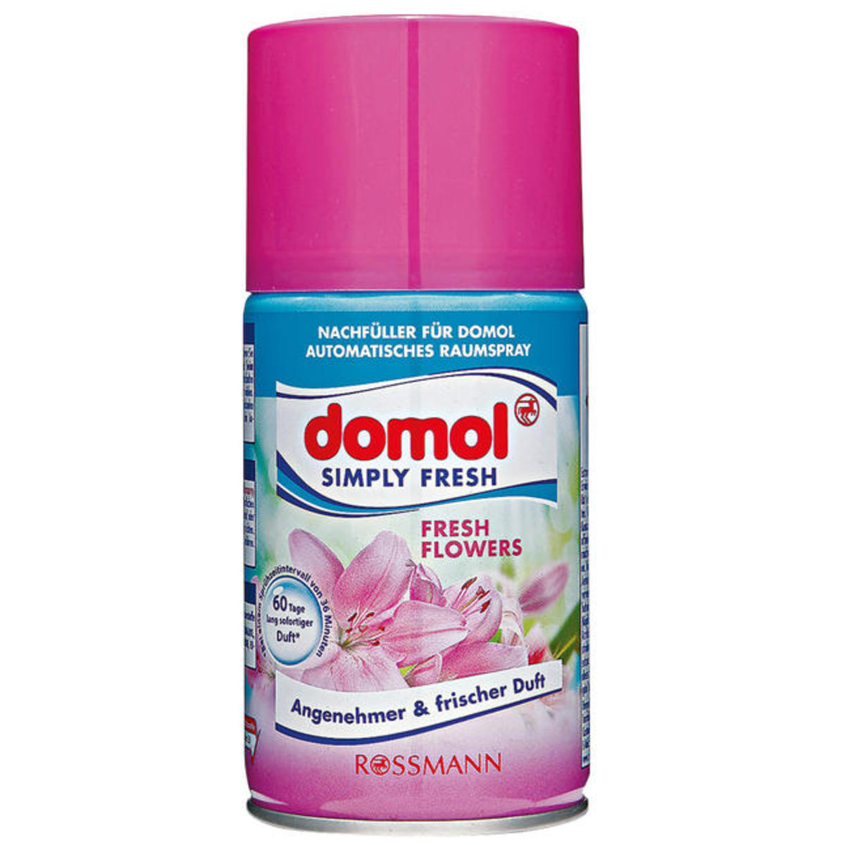 domol Simply Fresh NachfüllSpray ´´Fresh Flowers´´ 1.20 EUR/100 ml von ROSSMANN für 2,99 € ansehen!