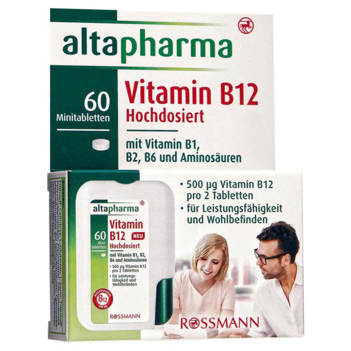 Altapharma Vitamin B12 Spender Hochdosiert Von ROSSMANN Ansehen!