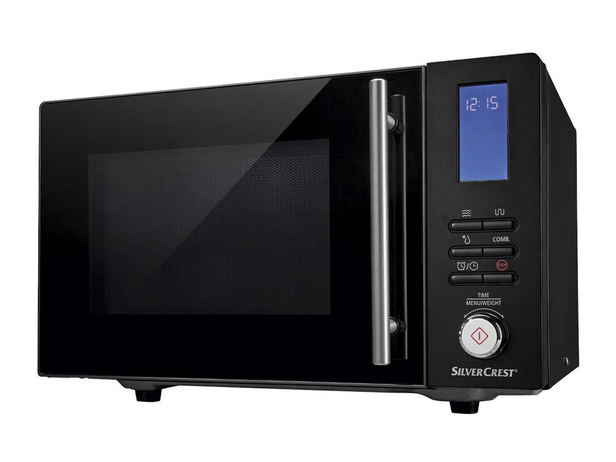 SILVERCREST® Mikrowelle mit Grill, schwarz von Lidl ansehen!