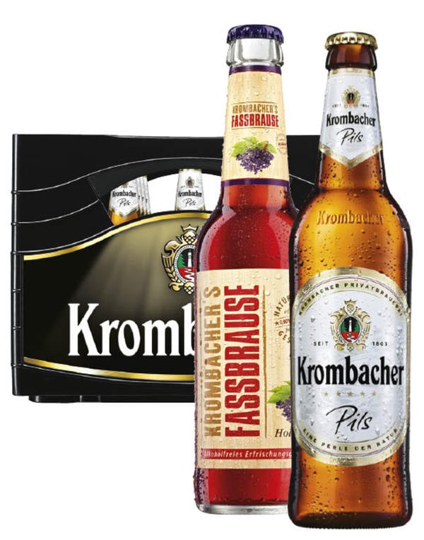 Krombacher Pils/ Krombachers Fassbrause von Trink & Spare