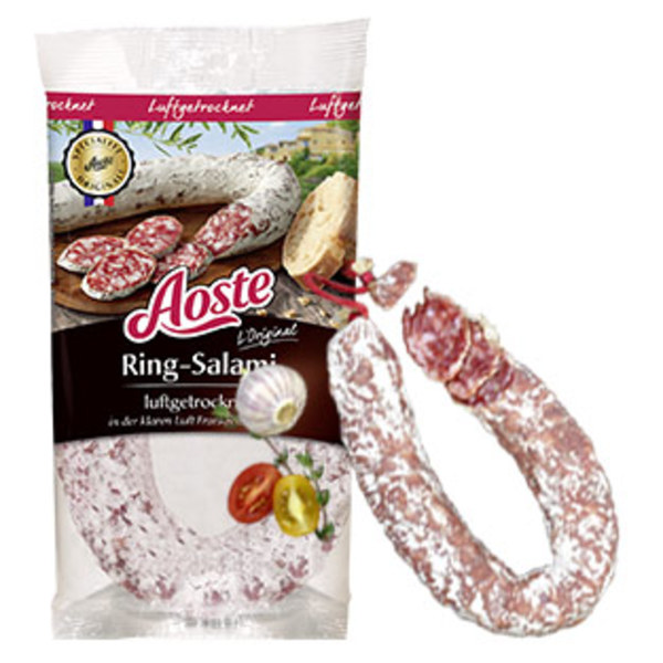 Aoste Original Französische RingSalami jede 250gSB
