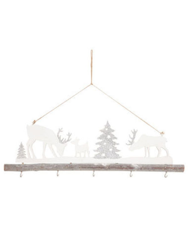 Hänge-Deko - Weihnachtslandschaft, Haken - ca. 35 x 50 cm von KiK ansehen!