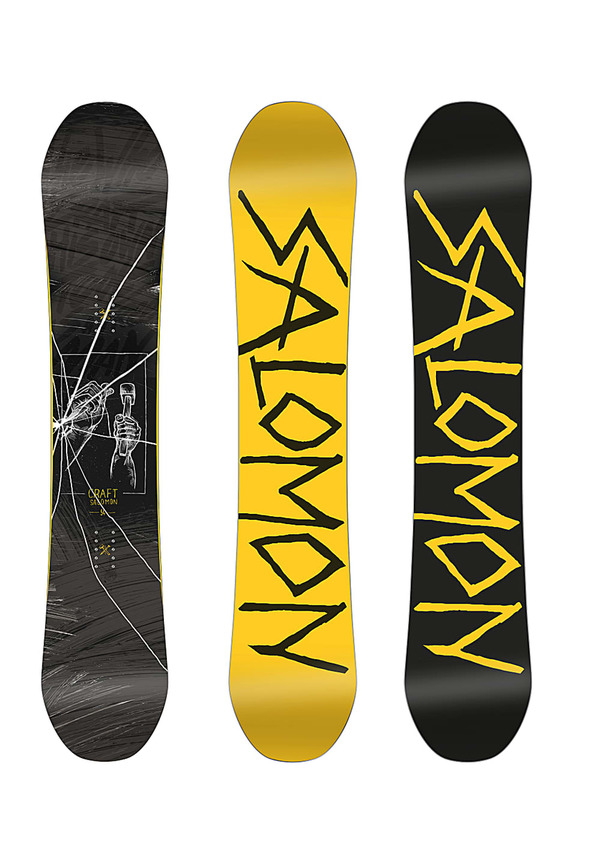 Salomon Craft 154cm Snowboard für Herren Schwarz von ansehen!
