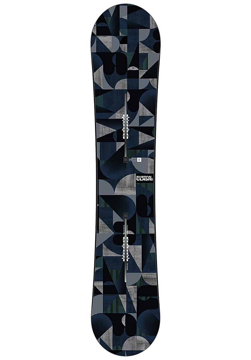 Burton Clash 145cm Snowboard für Herren Schwarz von Sports
