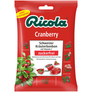 Ricola Cranberry zuckerfrei 75g