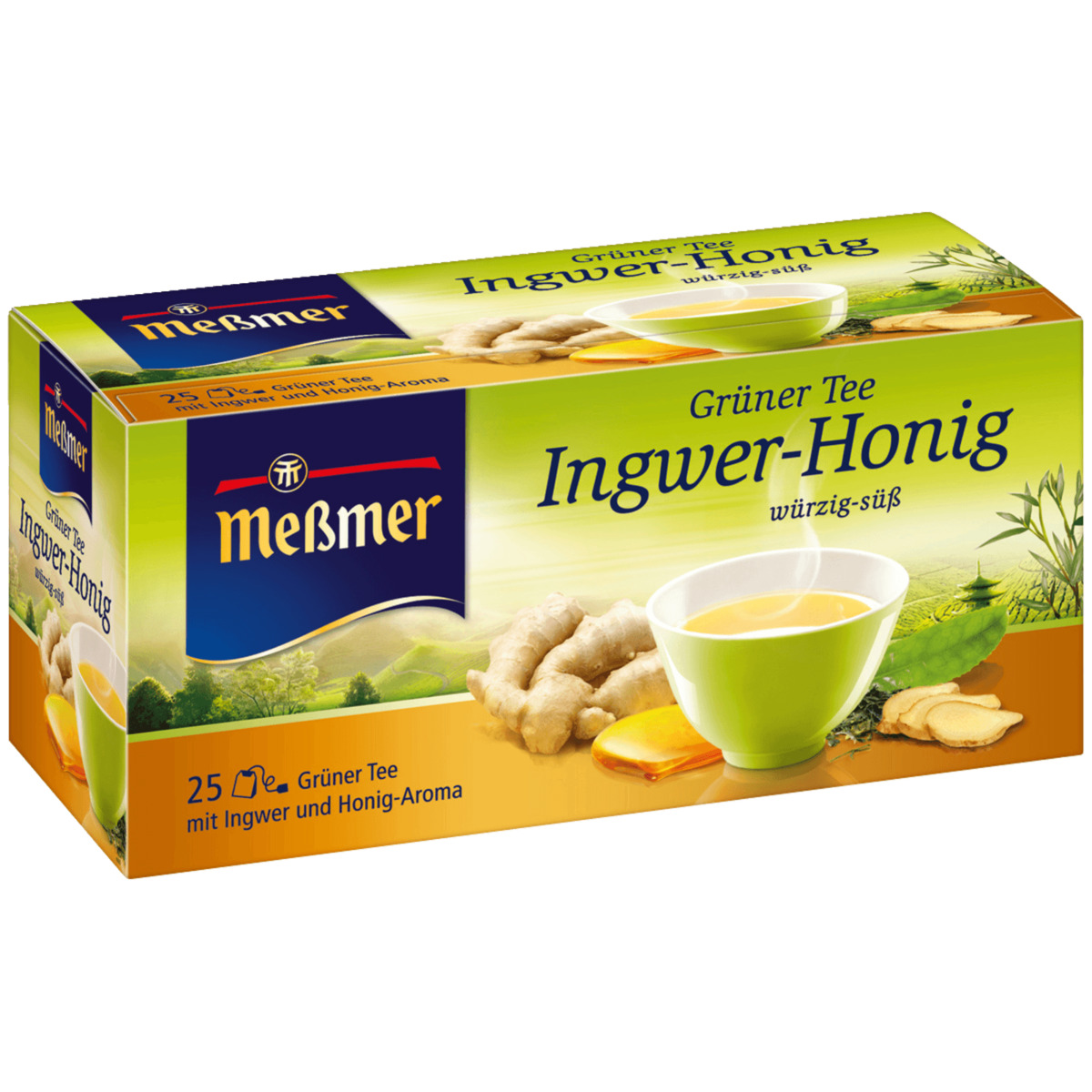 Meßmer Grüner Tee Ingwer-Honig 44g, 25 Beutel von REWE ansehen!