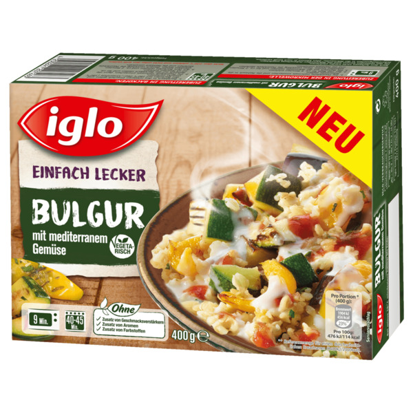 Iglo Bulgur Mit Mediterranem Gemuse 400g Von Rewe Ansehen