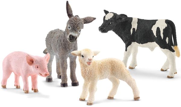 Schleich Tierfiguren Nachwuchs auf dem Bauernhof von Netto Marken