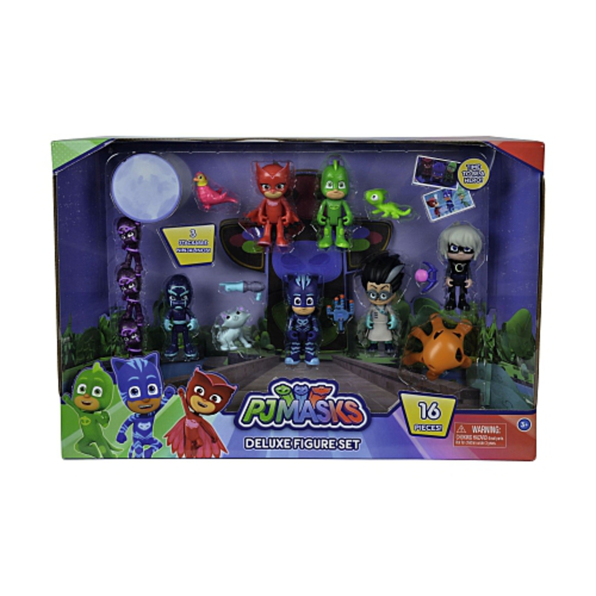 PJ Masks Deluxe Figurenset, 16tlg. von Smyths Toys ansehen!