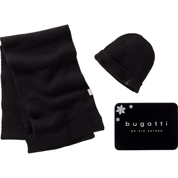 Bugatti Herren Geschenk-Set Schal & Mütze von ansehen!