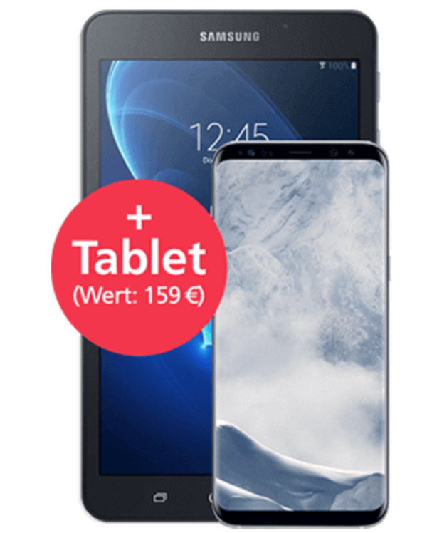 Samsung Galaxy S8 Mit Tablet Mit O2 Free M Flex Mit 10 Gb Silber Von