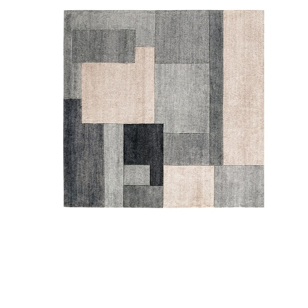 Handgeknupfter Teppich Joy 250 X 300 Cm In Grau Von Ansehen