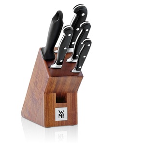 WMF 6-teiliger Messerblock SPITZENKLASSE PLUS inklusive 4 Messer und Wetzstahl