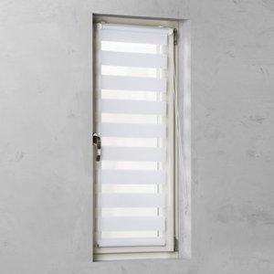 Cocoon Easy Fix Doppelrollo Tageslicht Weiß 45 cm x 150 cm