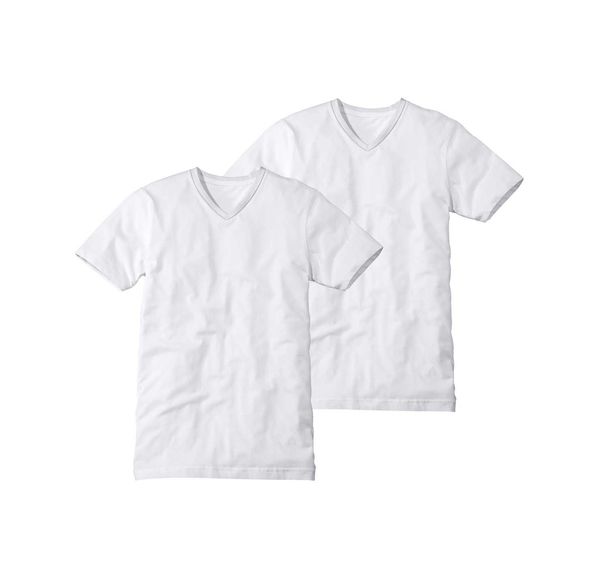 Reward classic Herren-T-Shirt mit V-Ausschnitt, 2er Pack